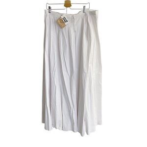 NEW Frontier Classics Women's Ladies Walking Skirt 100% Cotton White Size XL